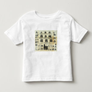 Camiseta De Bebé Anuncio con el mapa de la guía