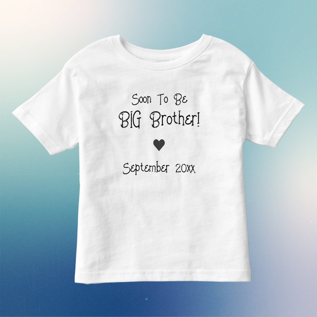 Camiseta De Bebé Anuncio de embarazo del hermano mayor (Subido por el creador)