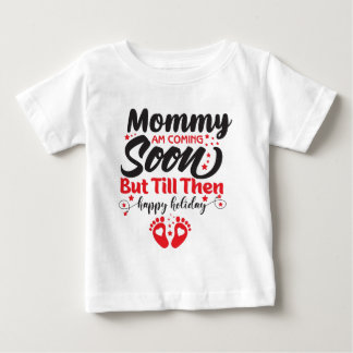Camiseta De Bebé Anuncio de Embarazo Minimalista Próximamente
