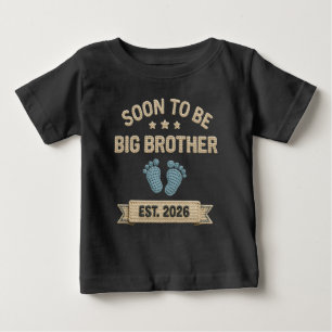 Camiseta De Bebé anuncio de ropa del hermano mayor 2026