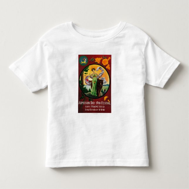Camiseta De Bebé Anuncio del día de admisión, festival del estado (Anverso)
