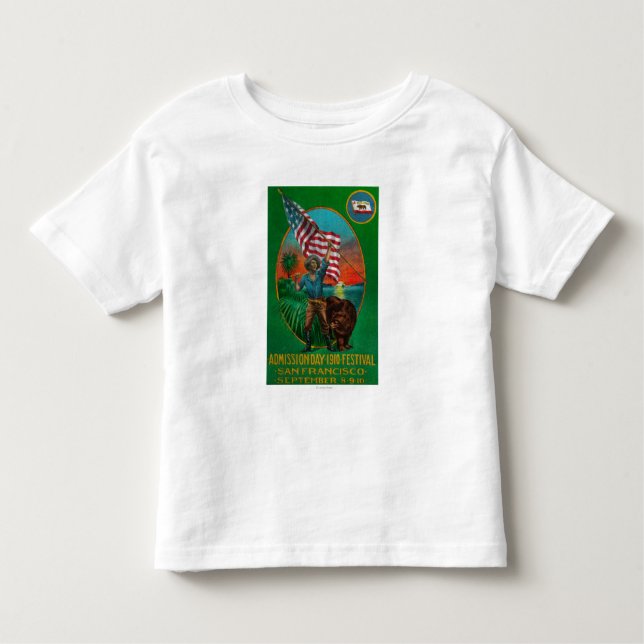 Camiseta De Bebé Anuncio del día de admisión, festival del estado (Anverso)
