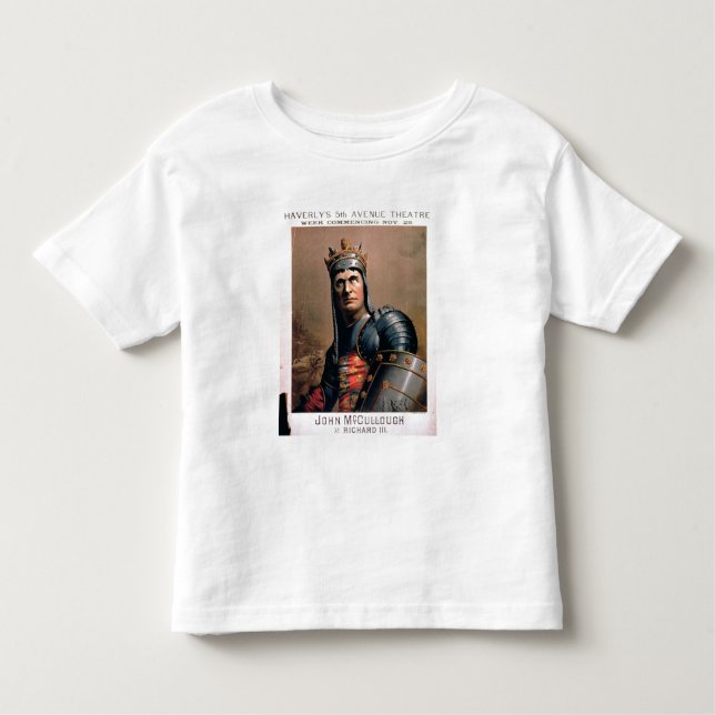 Camiseta De Bebé Anuncio para 'Juan McCullough como Richard III (Anverso)