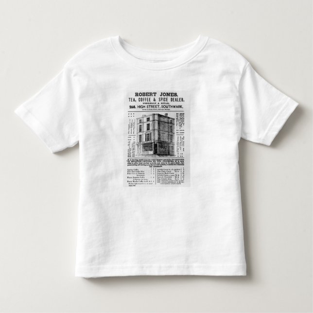 Camiseta De Bebé Anuncio para Roberto Jones, té (Anverso)