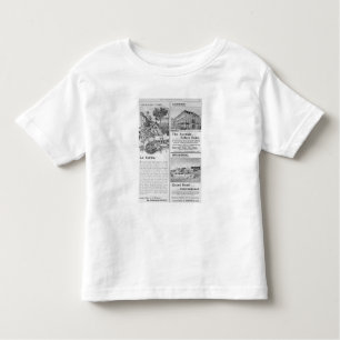 Camiseta De Bebé Anuncios para el restaurante de Turbie del La,