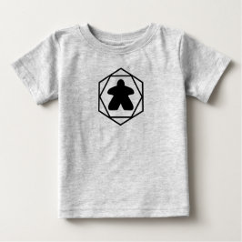 Camiseta De Bebé Anytime Meeple Black Art Toddler Shirt