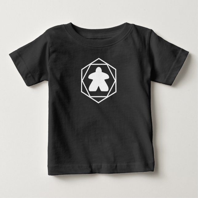 Camiseta De Bebé Anytime Meeple White Art Toddler Shirt (Anverso)