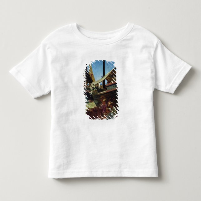 Camiseta De Bebé Anzio, el puerto (Anverso)