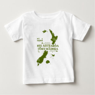 Camiseta De Bebé Aotearoa es mi hogar
