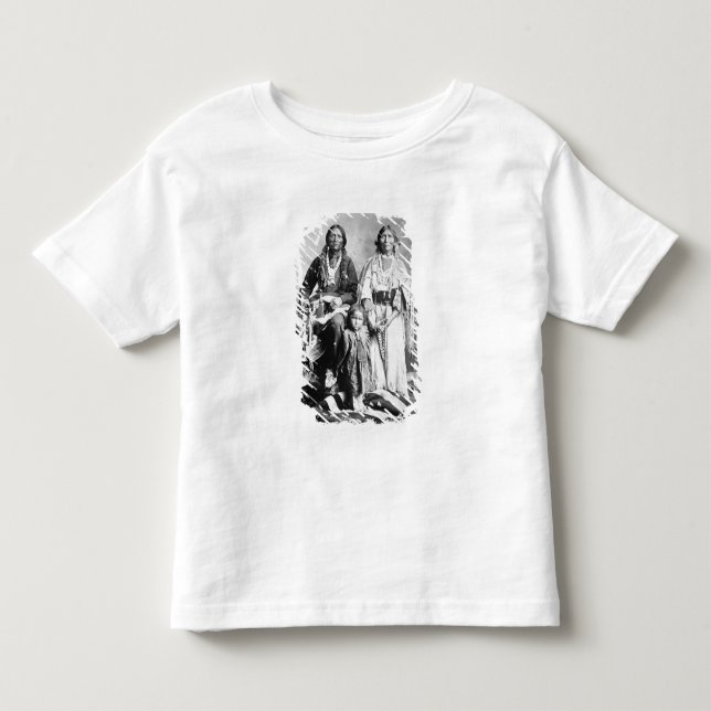 Camiseta De Bebé Apache principal Antonio Maria con su familia, (Anverso)