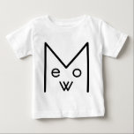 Camiseta De Bebé Aparato con el diseño de Meow<br><div class="desc">Aparato con el diseño de Meow</div>