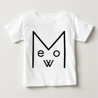 Camiseta De Bebé Aparato con el diseño de Meow