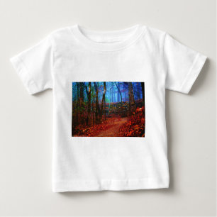 Camiseta De Bebé Aparato de regalo para pintura de aceite de bosque