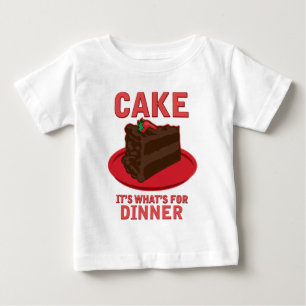 Camiseta De Bebé Apelmácese, él es cuál está para la cena
