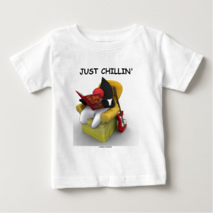 Camiseta De Bebé Apenas Chillin (duque Mascot Character de Java)