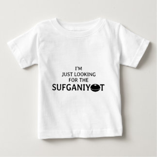 Camiseta De Bebé Apenas mirando - negro