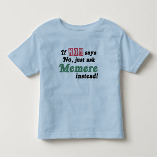 Camiseta De Bebé Apenas pida Memere