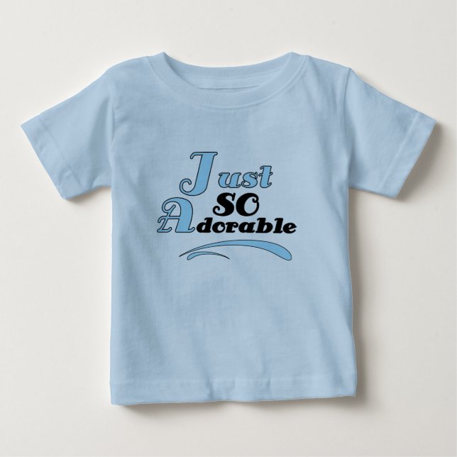 Camiseta De Bebé Apenas tan adorable (Anverso)