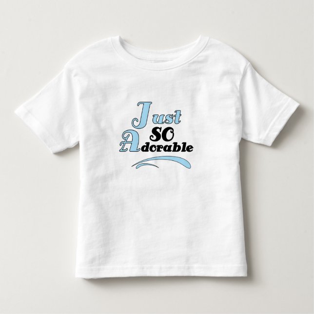 Camiseta De Bebé Apenas tan adorable (Anverso)