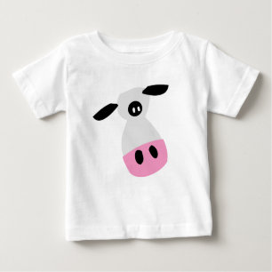 Camiseta De Bebé Apenas una vaca