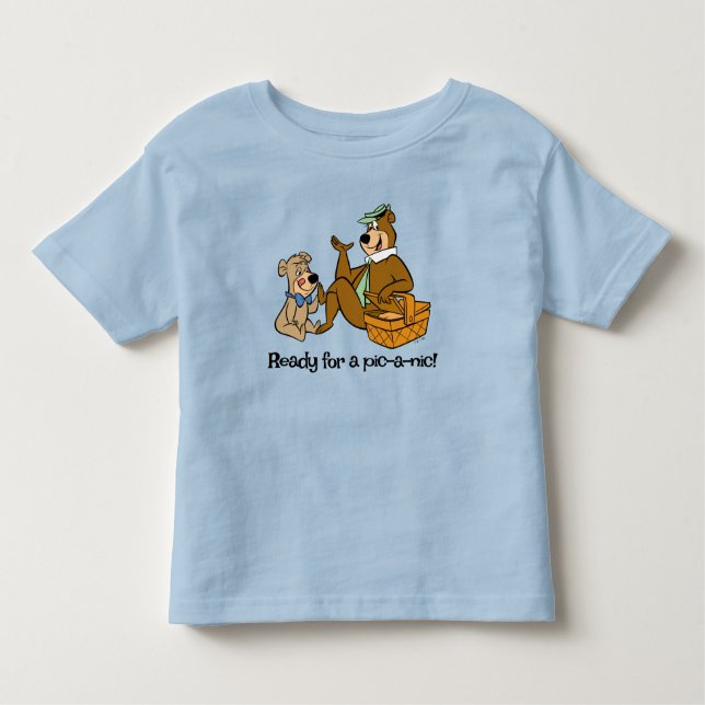 Camiseta De Bebé Aperitivo para picnic y boco-boo de yogi (Anverso)