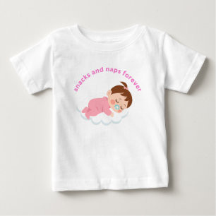 Camiseta De Bebé aperitivos y siestas