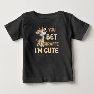 Camiseta De Bebé Apostamos Jirafa Soy Lindo Niños