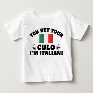Camiseta De Bebé Apostas que tu culo soy italiano