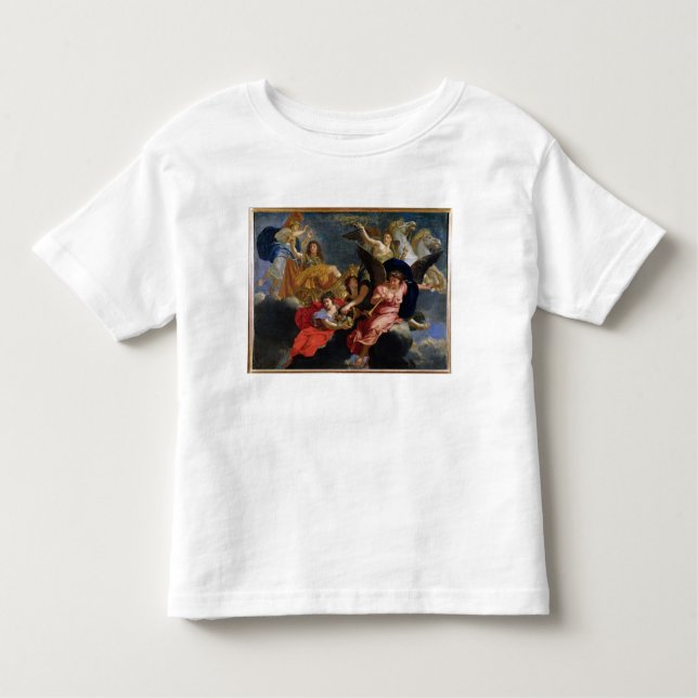 Camiseta De Bebé Apoteosis de rey Louis XIV de Francia (Anverso)