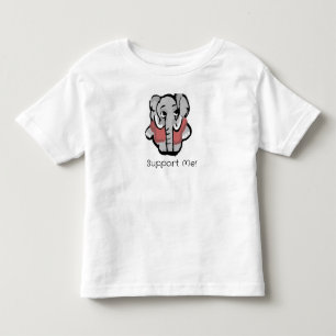 Camiseta De Bebé Apoya a mi elefante