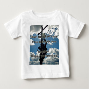 Camiseta De Bebé Apoya a tu liniero
