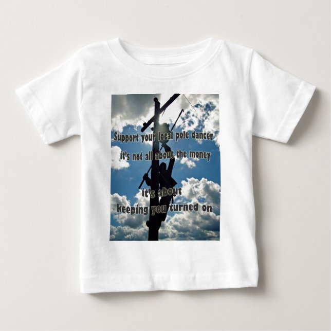 Camiseta De Bebé Apoya a tu liniero (Anverso)