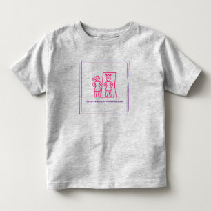 Camiseta De Bebé Apoyando a las niñas con discapacidades de salud m