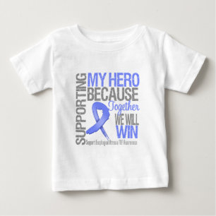 Camiseta De Bebé Apoyando a mi héroe - atresia del esófago