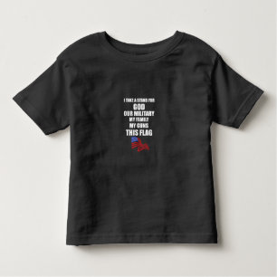 Camiseta De Bebé apoyo a dios nuestro ejército mi familia mi arma