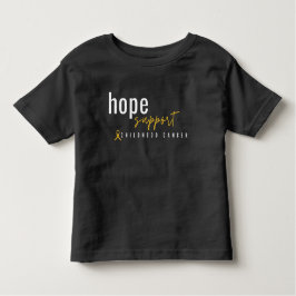 Camiseta De Bebé apoyo a la esperanza de cáncer infantil Toddler T-