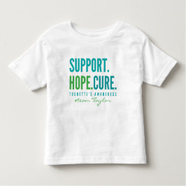 Camiseta De Bebé apoyo de tourette Nombre personalizado Toddler T-S