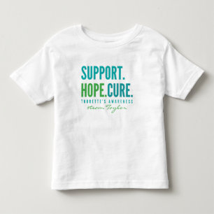 Camiseta De Bebé apoyo de tourette Nombre personalizado Toddler T-S
