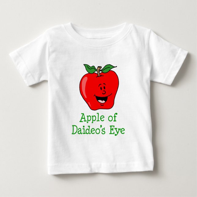 Camiseta De Bebé Apple de Daideo's Eye (Anverso)