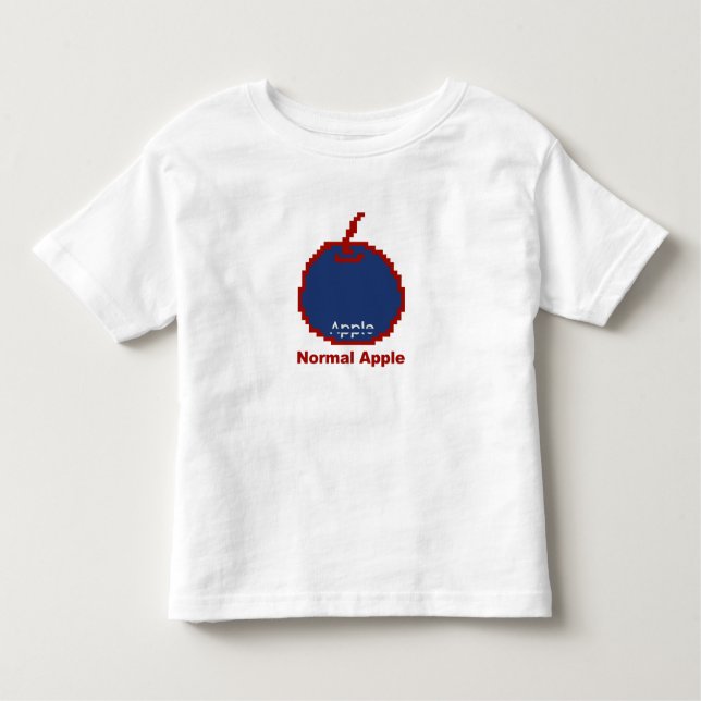 Camiseta De Bebé Apple digital (Anverso)