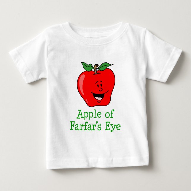 Camiseta De Bebé Apple Of Farfar's Eye (Anverso)