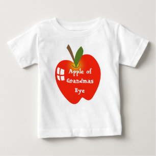 Camiseta De Bebé Apple of Grandmas Eye