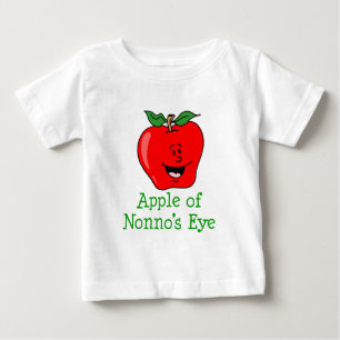 Camiseta De Bebé Apple Of Nonno's Eye