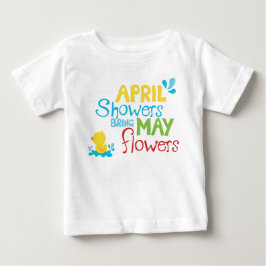 Camiseta De Bebé April Shower Bring May Flowers