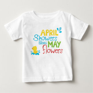 Camiseta De Bebé April Shower Bring May Flowers