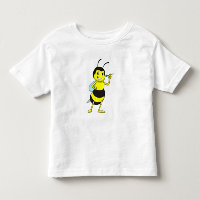 Camiseta De Bebé Apuesta en Darts con Dart (Anverso)