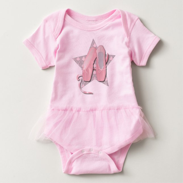 Camiseta De Bebé Apuntes zapatos Body Suit (Anverso)
