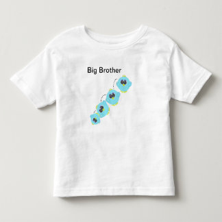 Camiseta De Bebé Aqua Baby Bird Big Brother