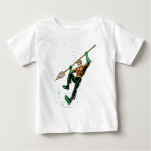 Camiseta De Bebé Aquaman con Spear