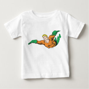 Camiseta De Bebé Aquaman Soars